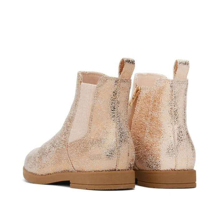 Toms Dress Casual Charlie Kids Boot Gold Foil 8211 Kids