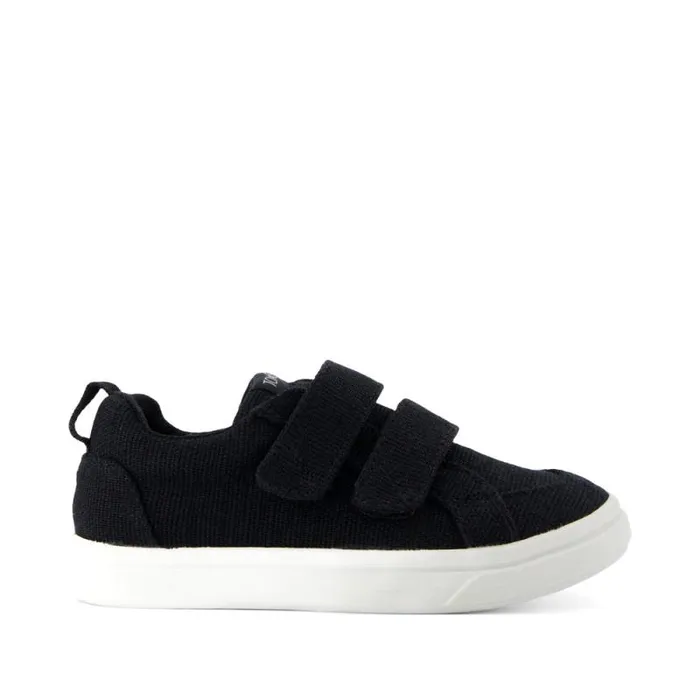 Toms Dress Casual Cruz Double Strap Toddler Sneaker Black Heritage Canvas 8211 Kids