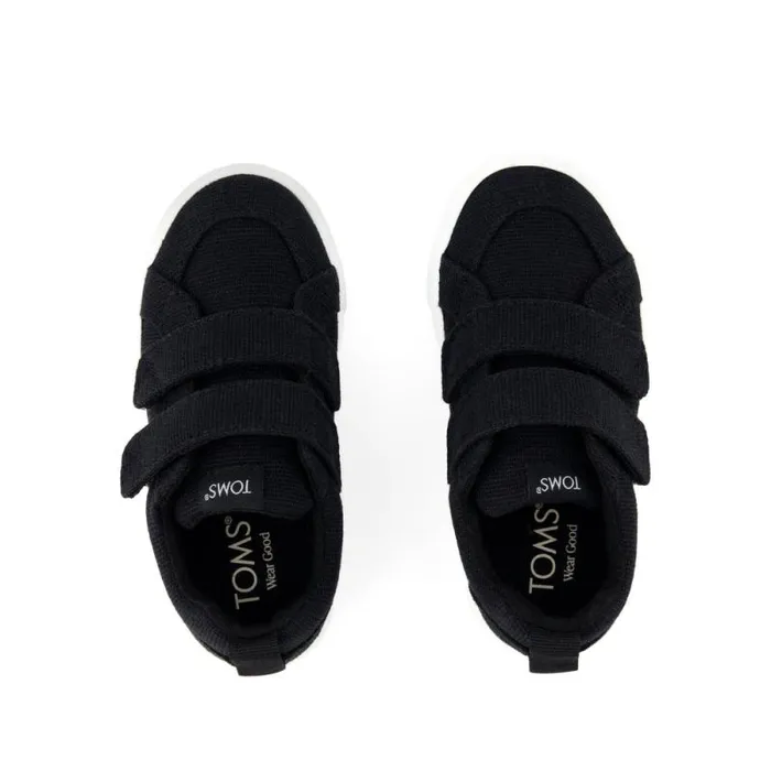 Toms Dress Casual Cruz Double Strap Toddler Sneaker Black Heritage Canvas 8211 Kids Toms Dress Casual Cruz Double Strap Toddler Sneaker Black Heritage Canvas 8211 Kids