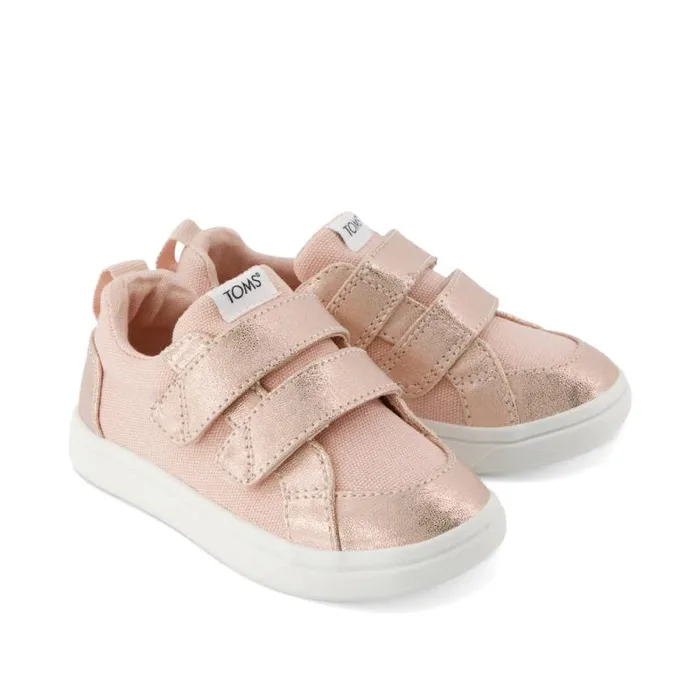 Toms Dress Casual Cruz Double Strap Toddler Sneaker Pale Rose Metallic Pu 8211 Kids Toms Dress Casual Cruz Double Strap Toddler Sneaker Pale Rose Metallic Pu 8211 Kids