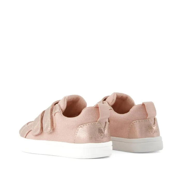 Toms Dress Casual Cruz Double Strap Toddler Sneaker Pale Rose Metallic Pu 8211 Kids Toms Dress Casual Cruz Double Strap Toddler Sneaker Pale Rose Metallic Pu 8211 Kids