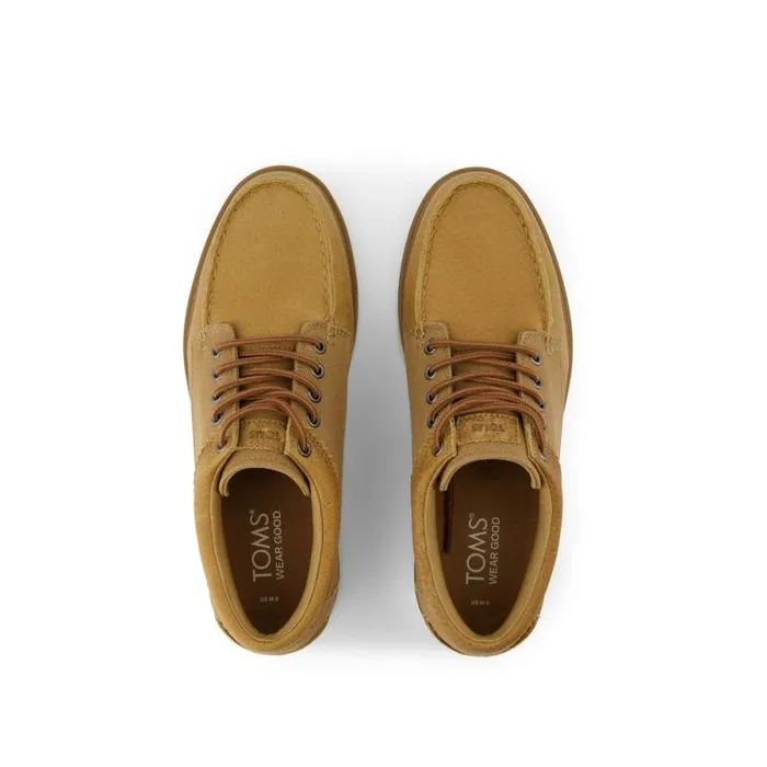 Toms Dress Casual TRVL LITE Forrest Boot Tan Leather And Waxed Canvas 8211 Men Toms Dress Casual TRVL LITE Forrest Boot Tan Leather And Waxed Canvas 8211 Men