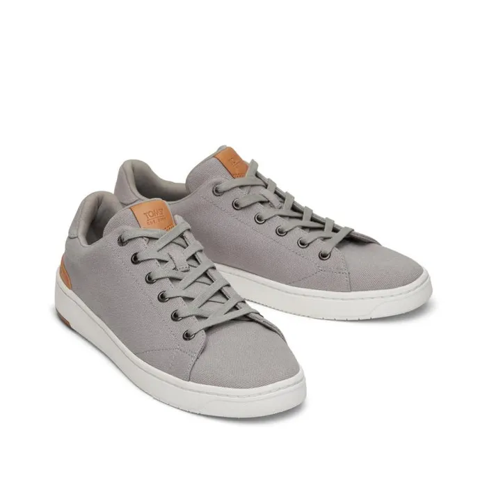 Toms Dress Casual TRVL LITE LaceUp Sneaker Drizzle Grey Canvas 8211 Men Toms Dress Casual TRVL LITE LaceUp Sneaker Drizzle Grey Canvas 8211 Men