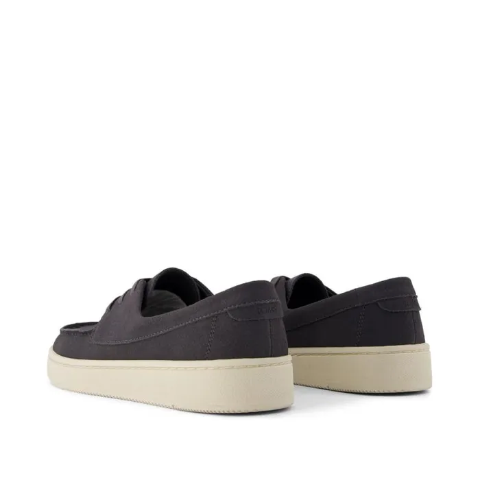 Toms Dress Casual TRVL LITE London Loafer Dark Grey Suede 8211 Men
