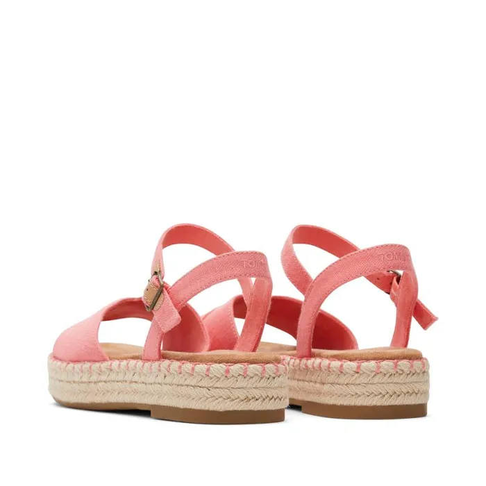 Toms Espadrilles Abby Flatform Espadrille Sandal Shell Pink 8211 Women Toms Espadrilles Abby Flatform Espadrille Sandal Shell Pink 8211 Women