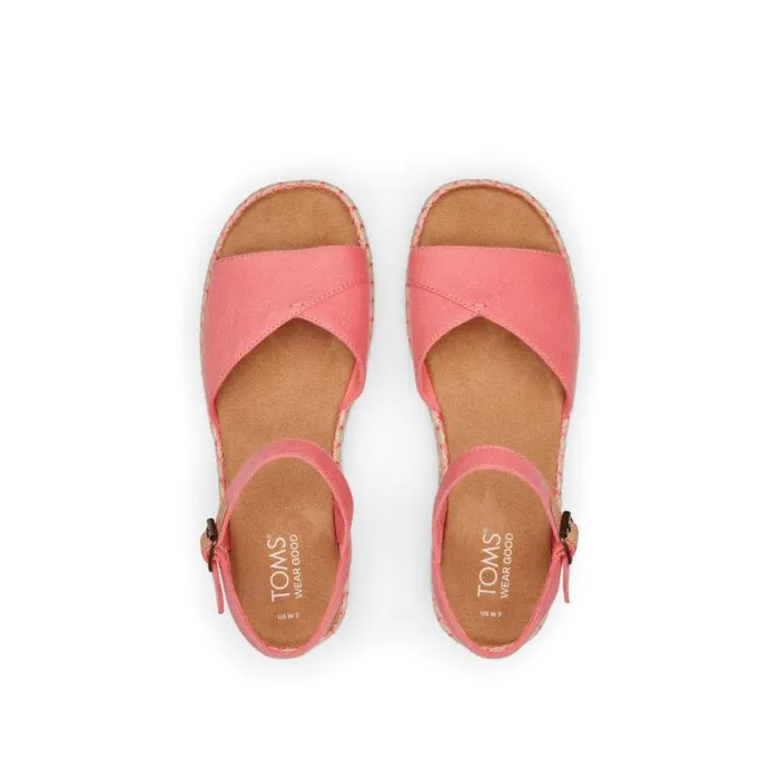 Toms Espadrilles Abby Flatform Espadrille Sandal Shell Pink 8211 Women Toms Espadrilles Abby Flatform Espadrille Sandal Shell Pink 8211 Women