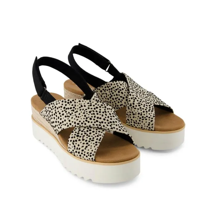 Toms Espadrilles Diana Crossover Wedge Sandal Mini Cheetah 8211 Women Toms Espadrilles Diana Crossover Wedge Sandal Mini Cheetah 8211 Women