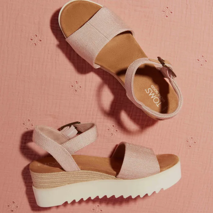 Toms Espadrilles Diana Wedge Sandal Ballet Pink 8211 Women Toms Espadrilles Diana Wedge Sandal Ballet Pink 8211 Women