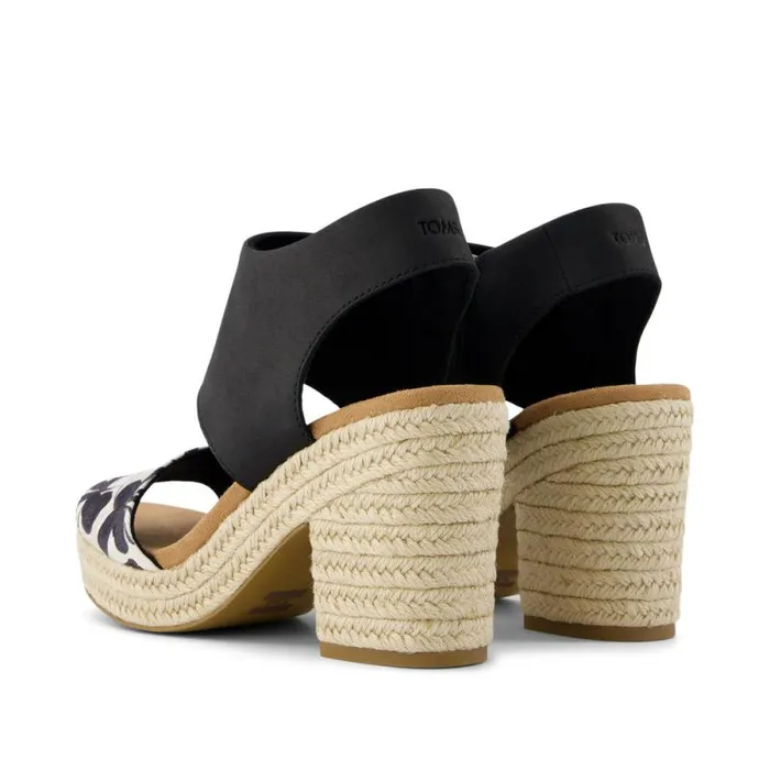 Toms Espadrilles Majorca Rope Platform Sandal Black Watercolor Floral 8211 Women Toms Espadrilles Majorca Rope Platform Sandal Black Watercolor Floral 8211 Women