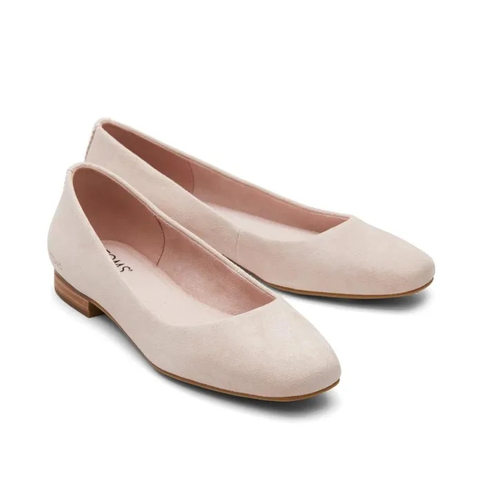 Toms Flats and Loafers Briella Flat Pink Suede 8211 Women Toms Flats and Loafers Briella Flat Pink Suede 8211 Women