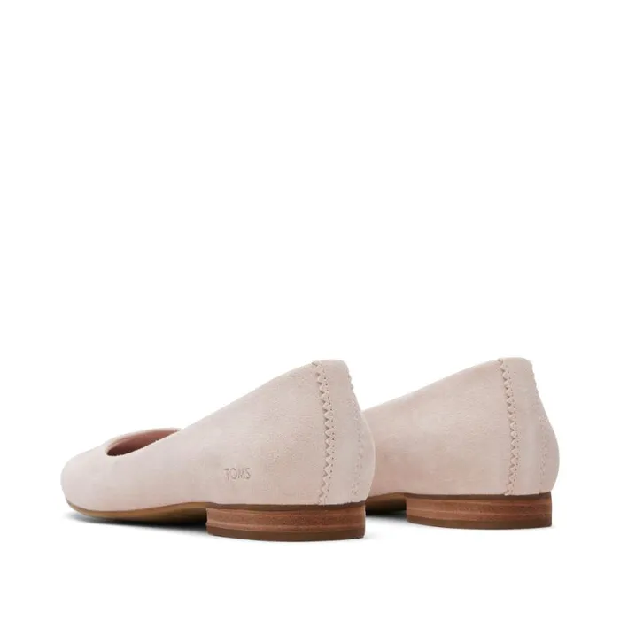 Toms Flats and Loafers Briella Flat Pink Suede 8211 Women Toms Flats and Loafers Briella Flat Pink Suede 8211 Women