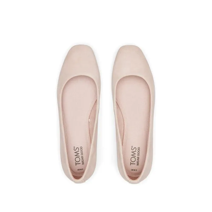 Toms Flats and Loafers Briella Flat Pink Suede 8211 Women Toms Flats and Loafers Briella Flat Pink Suede 8211 Women