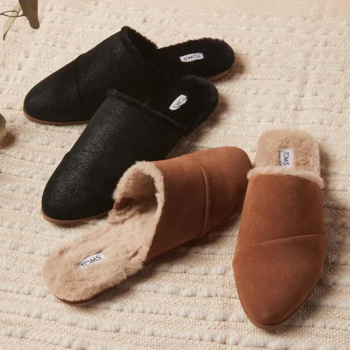 Toms Flats and Loafers Jade Flat Cozy Brown 8211 Women
