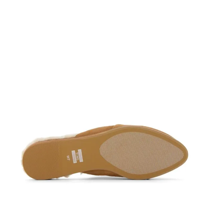 Toms Flats and Loafers Jade Flat Cozy Brown 8211 Women