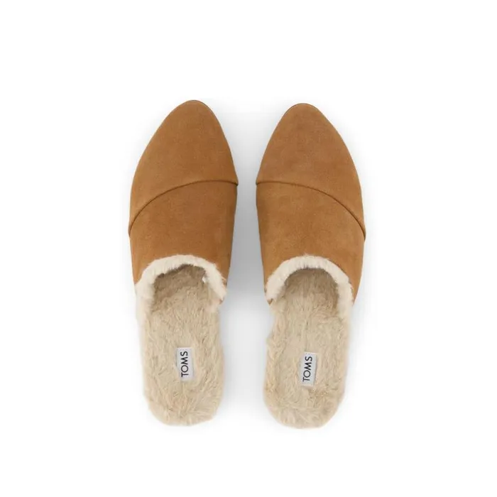 Toms Flats and Loafers Jade Flat Cozy Brown 8211 Women
