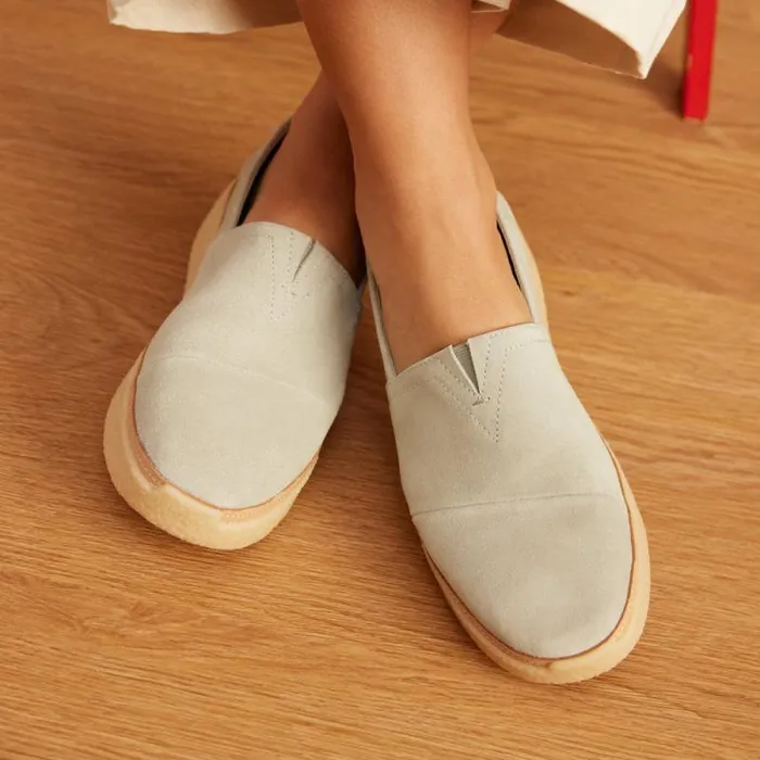 Toms Slip Ons Adelaide Espadrille Clay Premium Suede 8211 Women