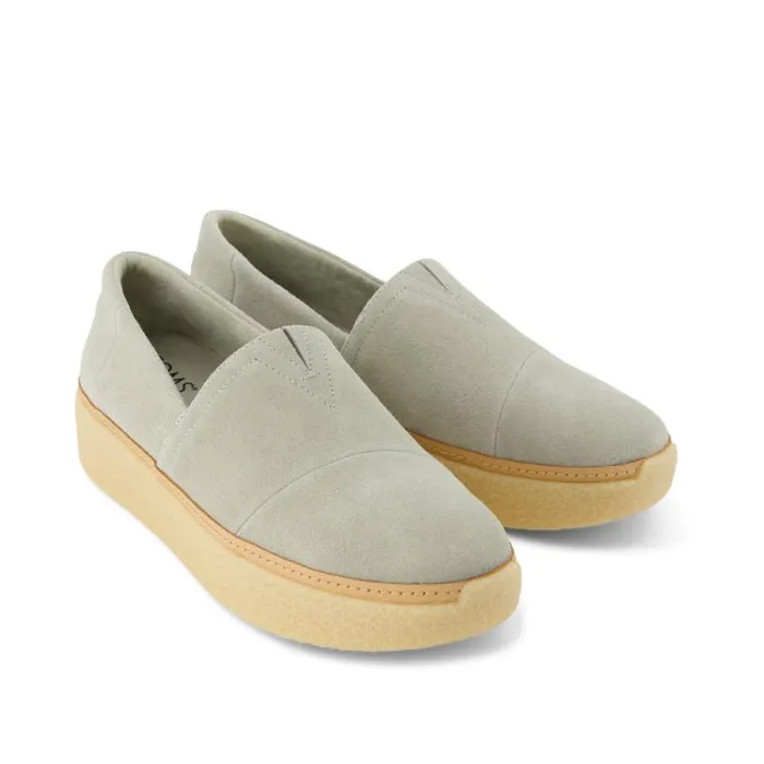 Toms Slip Ons Adelaide Espadrille Clay Premium Suede 8211 Women