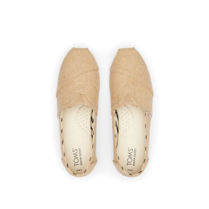 Toms Slip Ons Alpargata Natural Undyed Heritage Canvas 8211 Women
