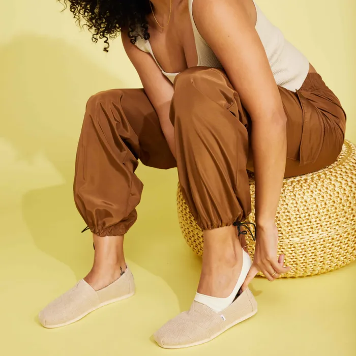 Toms Slip Ons Alpargata Natural Undyed Heritage Canvas 8211 Women