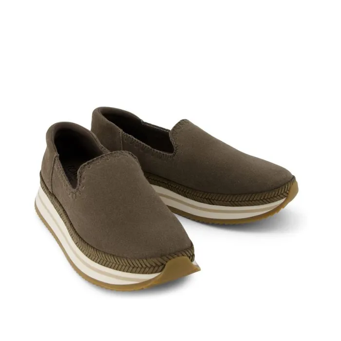 Toms Slip Ons Jocelyn Espadrille Sneaker Canteen Green 8211 Women