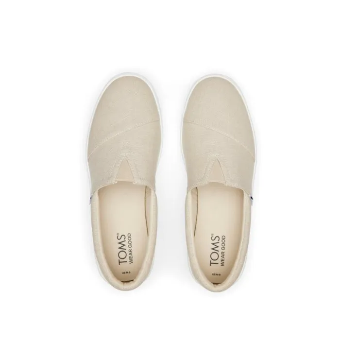 Toms Slip Ons TRVL LITE Alpargata Slip On Sneaker Cream 8211 Men