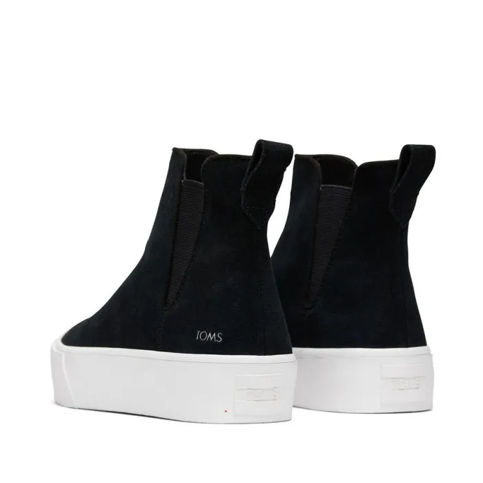 Toms Sneakers Fenix Platform Chelsea Sneaker Black Suede 8211 Women Toms Sneakers Fenix Platform Chelsea Sneaker Black Suede 8211 Women