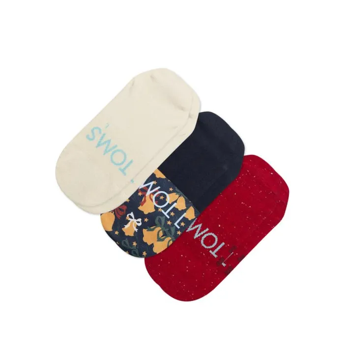 Toms Socks Classic No Show Socks 3 Pack Reindeer 8211 Gear