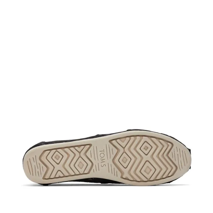 Toms TOMS Classics Alpargata Cloudbound Black Basket Weave Lace 8211 Women