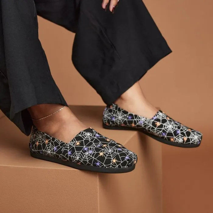 Toms TOMS Classics Alpargata Cloudbound Black Glow In The Dark Spiders 8211 Women