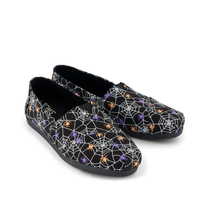 Toms TOMS Classics Alpargata Cloudbound Black Glow In The Dark Spiders 8211 Women
