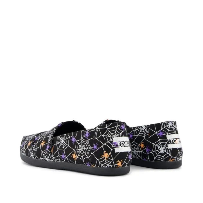 Toms TOMS Classics Alpargata Cloudbound Black Glow In The Dark Spiders 8211 Women