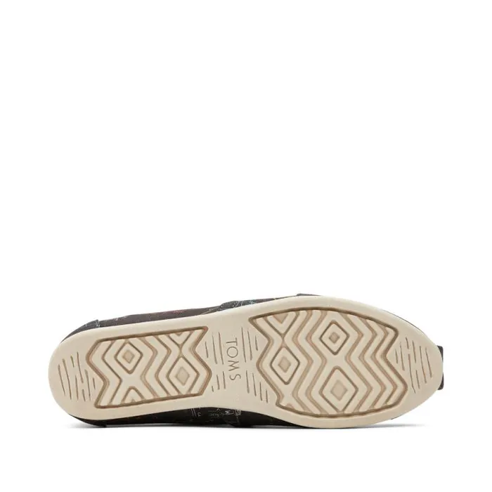 Toms TOMS Classics Alpargata Cloudbound Black With Math Print 8211 Women Toms TOMS Classics Alpargata Cloudbound Black With Math Print 8211 Women