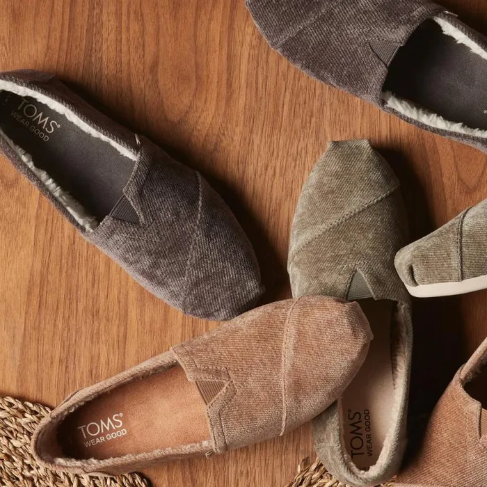 Toms TOMS Classics Alpargata Cloudbound Dark Grey Cozy Corduroy 8211 Women Toms TOMS Classics Alpargata Cloudbound Dark Grey Cozy Corduroy 8211 Women