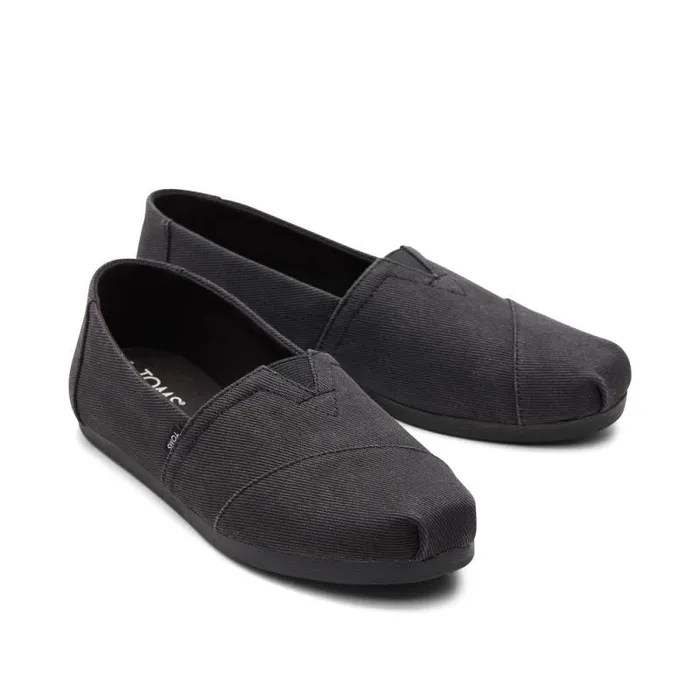 Toms TOMS Classics Alpargata Cloudbound Distressed Black 8211 Women Toms TOMS Classics Alpargata Cloudbound Distressed Black 8211 Women