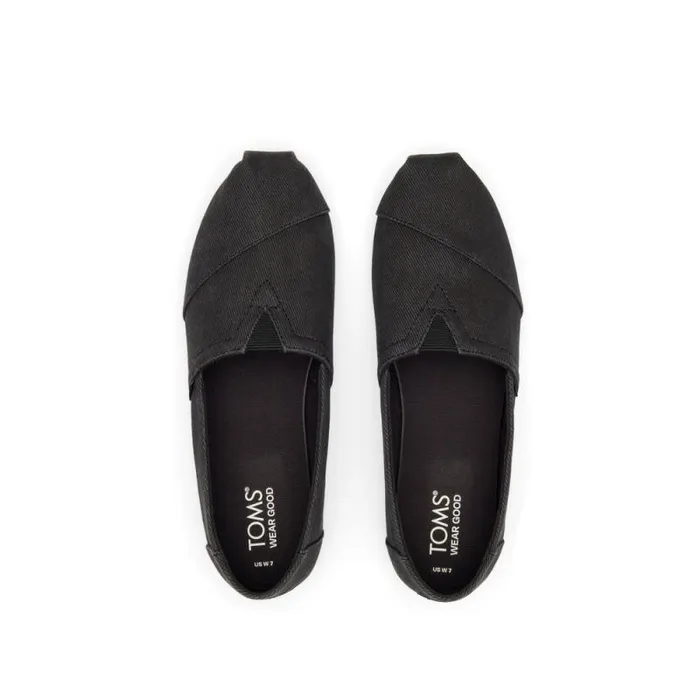Toms TOMS Classics Alpargata Cloudbound Distressed Black 8211 Women Toms TOMS Classics Alpargata Cloudbound Distressed Black 8211 Women