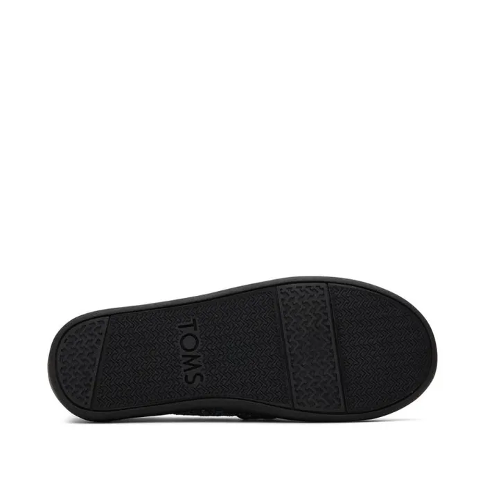 Toms TOMS Classics Alpargata Kids Shoe Black Chunky Glitter 8211 KidsWomen