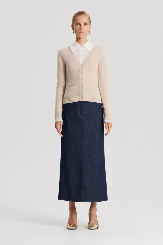 Tops CASHMERE V WHEAT Scanlan Theodore Women
