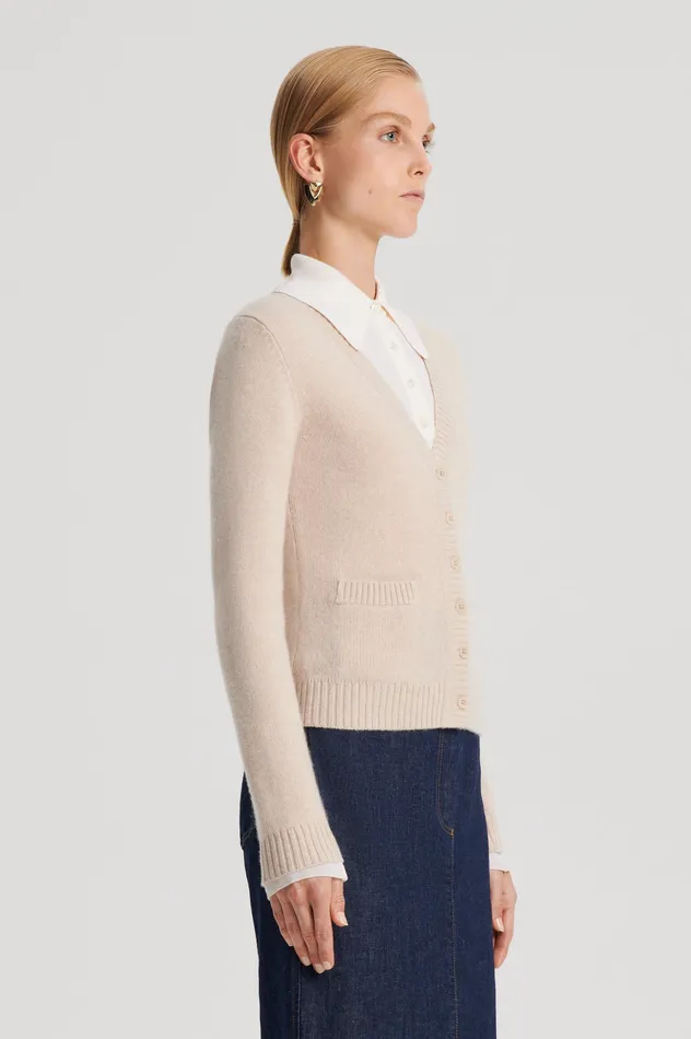 Tops CASHMERE V WHEAT Scanlan Theodore Women Tops CASHMERE V WHEAT Scanlan Theodore Women