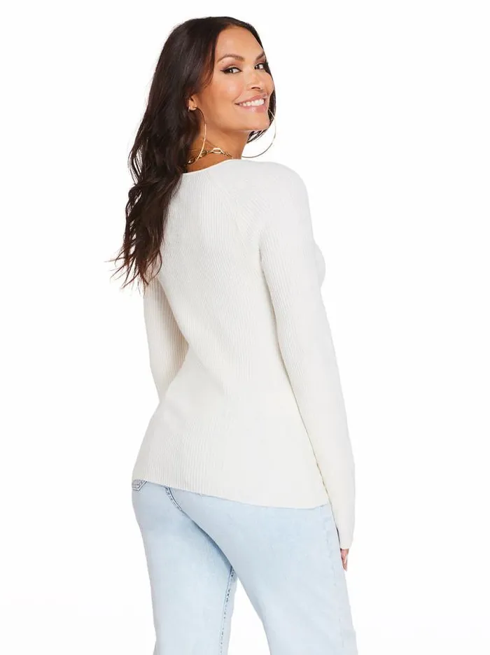 Tops Clothing Jessica Simpson Calisata Top In Infinity In Gardenia