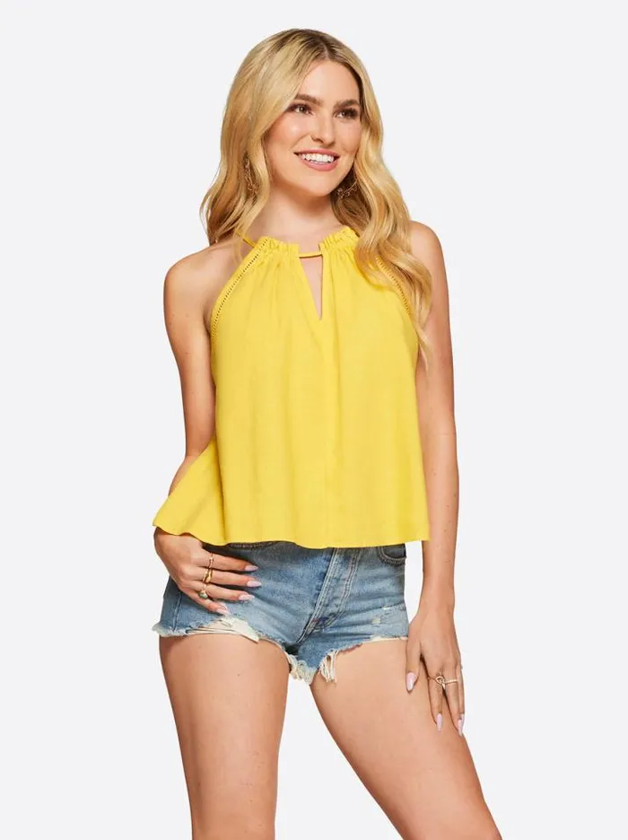 Tops Clothing Jessica Simpson Demi Tank In Solar Power