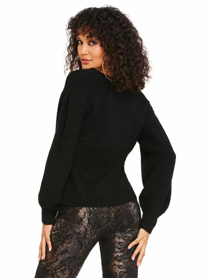 Tops Clothing Jessica Simpson Elmira Sweater In Black