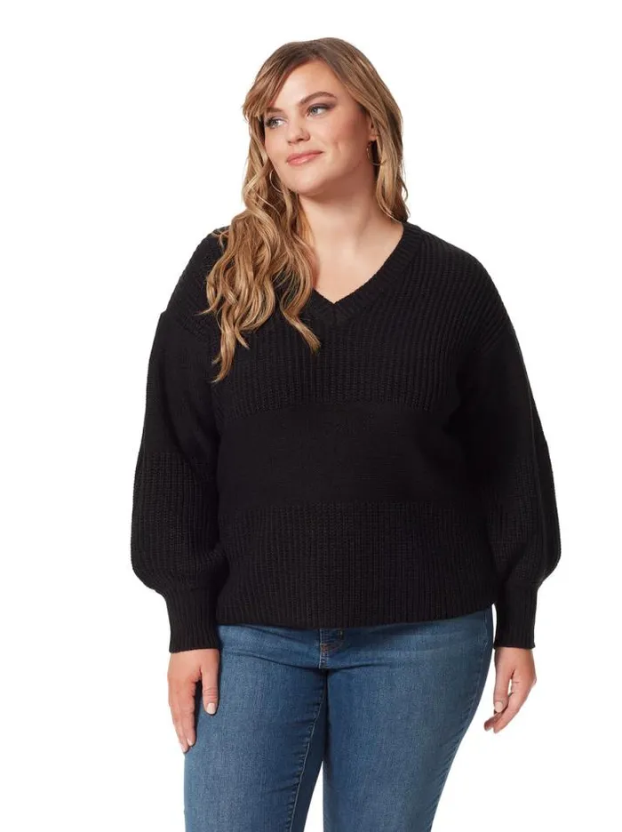Tops Clothing Jessica Simpson Elmira Sweater In Black