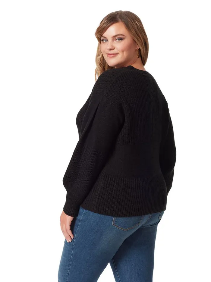 Tops Clothing Jessica Simpson Elmira Sweater In Black