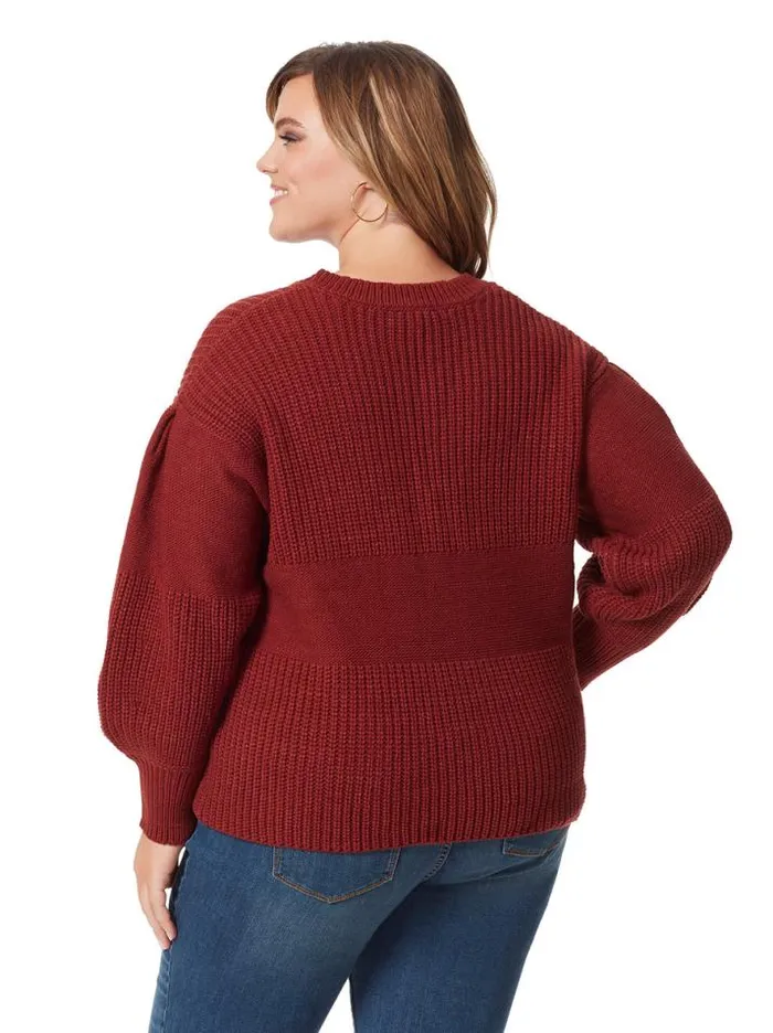 Tops Clothing Jessica Simpson Elmira Sweater In Russet Brown