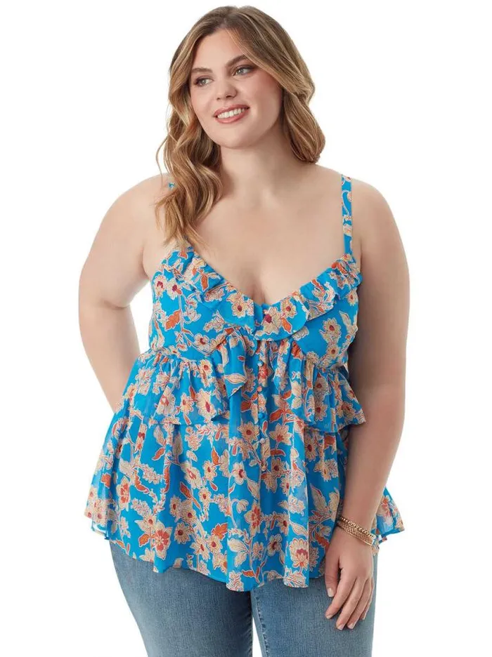 Tops Clothing Jessica Simpson Lisabeth Cami In Southern Beauties