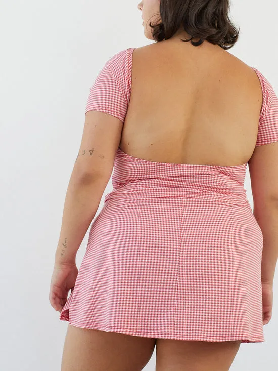 Tops Lisa Says Gah Women Rowan Tee Pomodoro Gingham