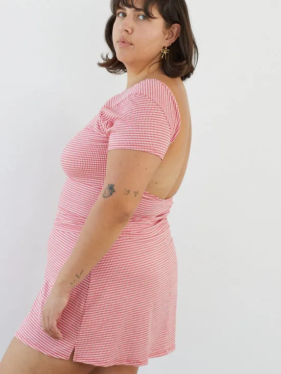 Tops Lisa Says Gah Women Rowan Tee Pomodoro Gingham