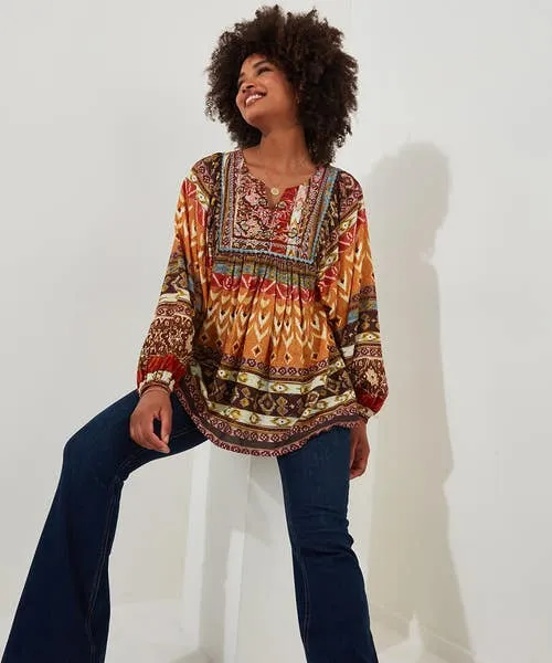 Tops Tunics and Blouses Beautiful Boho Blouse Burnt Orange Joebrowns Apparel Tops Tunics and Blouses Beautiful Boho Blouse Burnt Orange Joebrowns Apparel