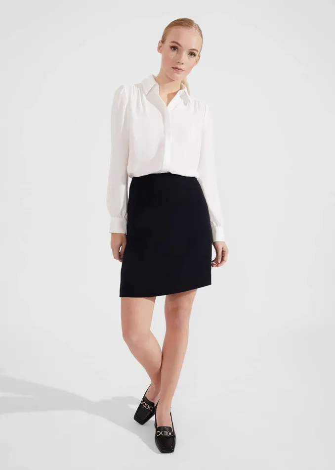 Tops Women HOBBS Caitlyn Shirt Ivory