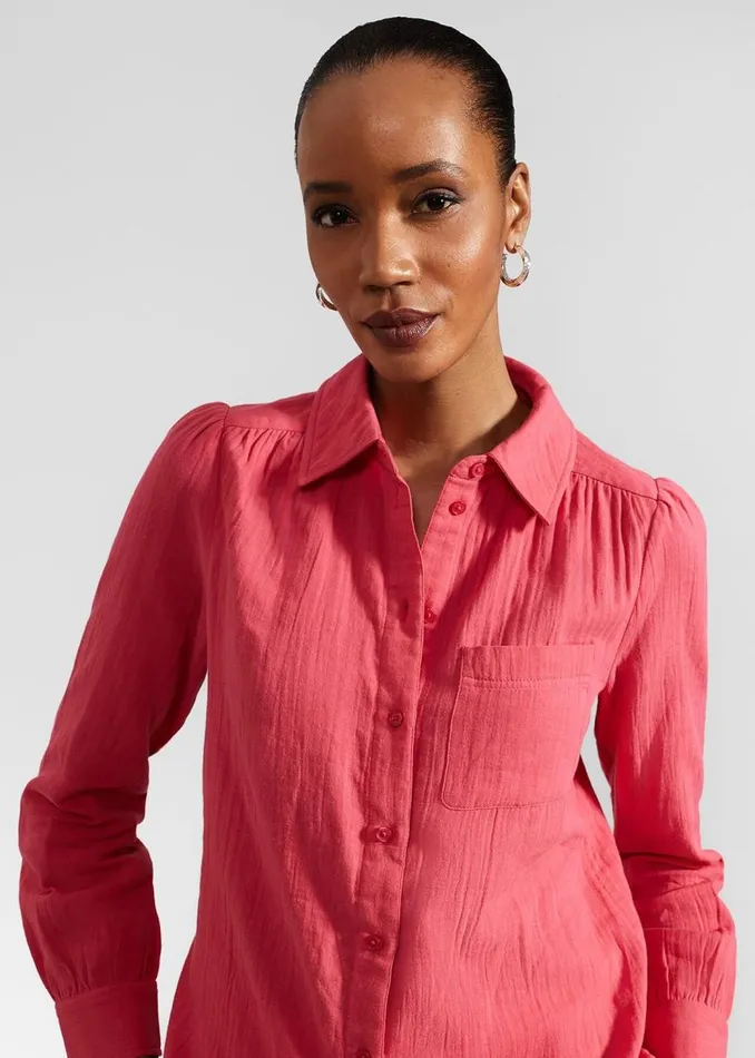 Tops Women HOBBS Jamie Shirt Wild Berry Pink